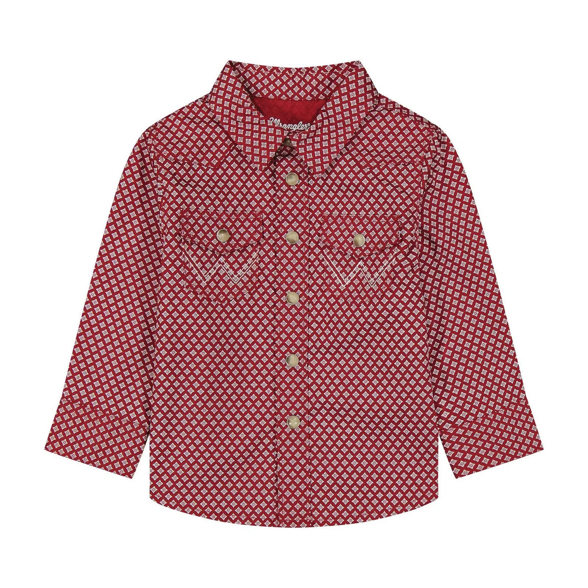 WRANGLER BABY SLEEVE LONG WINE AZTEC 112384733