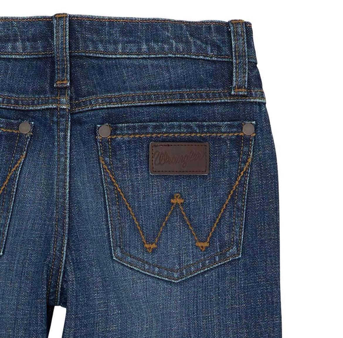 BOYS JEANS WRANGLER RELAXED BOOT AND STRECH 112367889