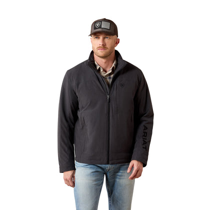 CHAQUETA ARIAT LOGO PIONEER STRETCHSHELL GRIS JASPEADO 10079638