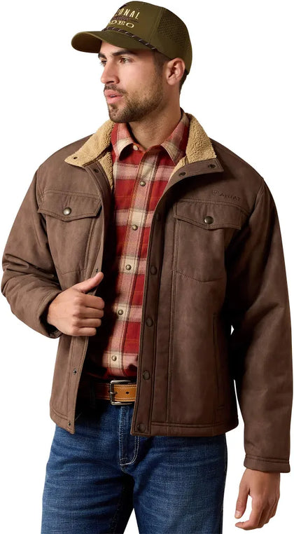 ARIAT JACKET VERNON SHERPA 2.0 WREN FAUX LEATHER 10079402