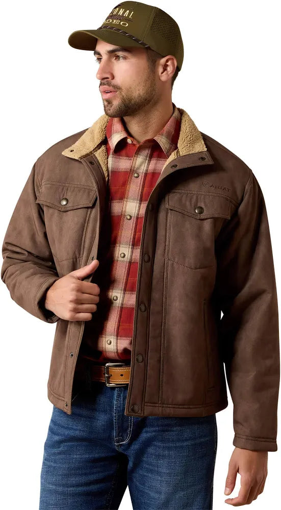 ARIAT JACKET VERNON SHERPA 2.0 WREN FAUX LEATHER 10079402