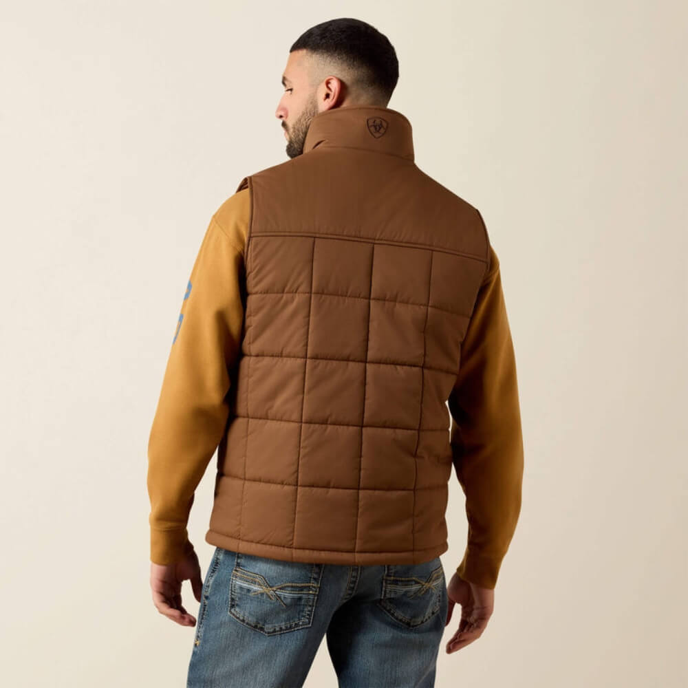 ARIAT MEN’S CRIUS INSULAD VEST BEOWN 10079526