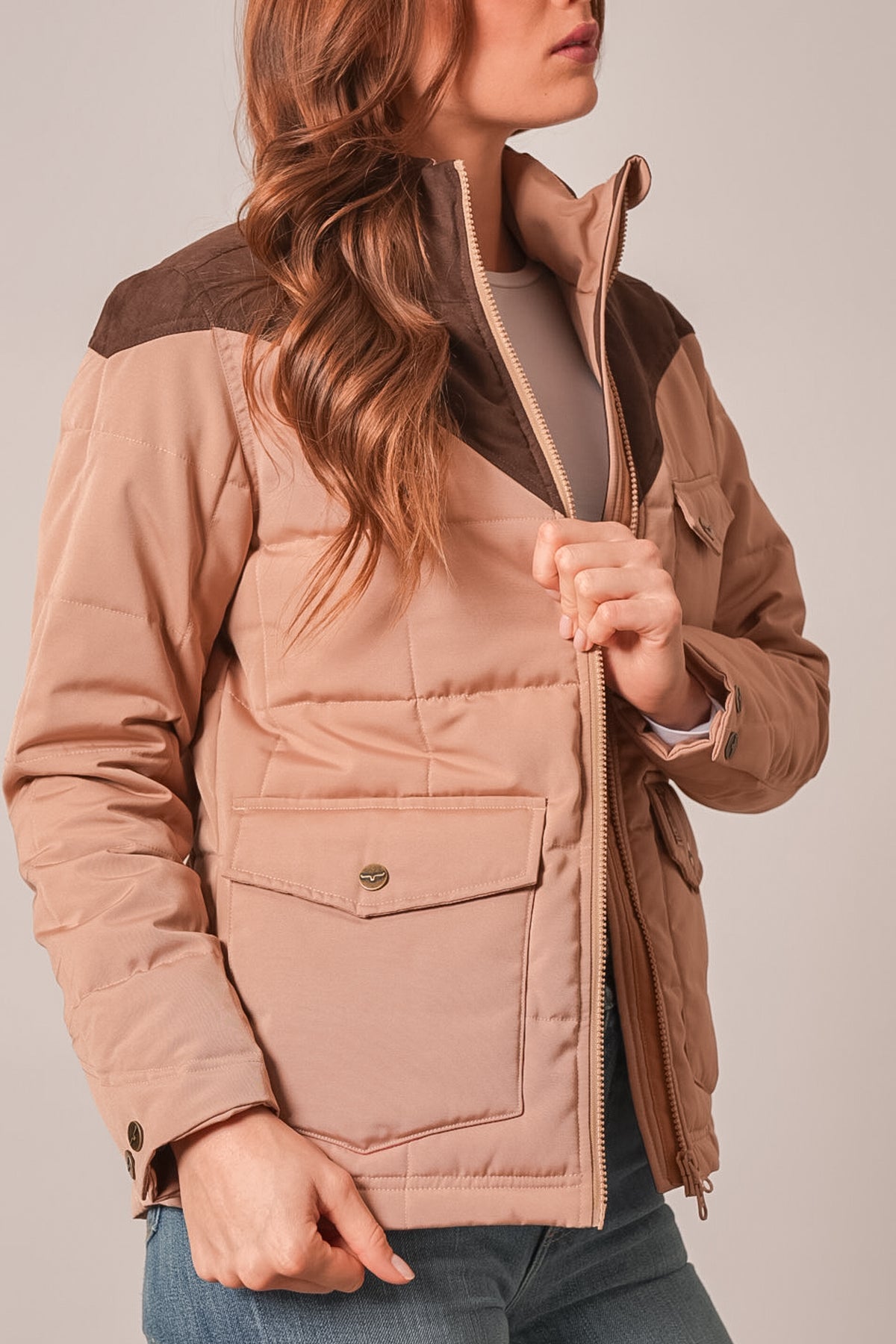 KIMES RANCH WOMENS LEONORA COFFE JAKET