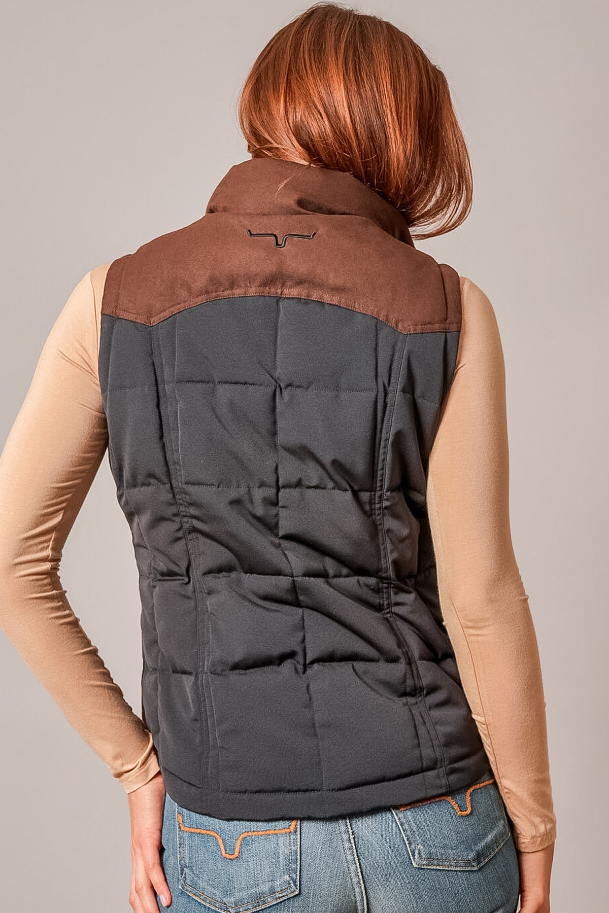 KIMES RANCH WOMENS LENORA COFFE/BLACK VEST