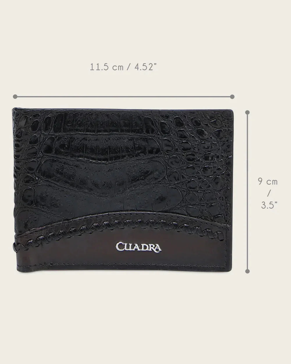 CARTERA CUADRA PARA HOMBRE NEGRA FUSCUS - DU720