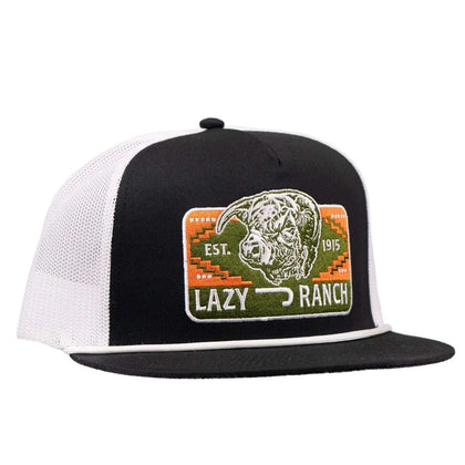 LAZY J CAPS BLACK - WHITE- BLKWHT4