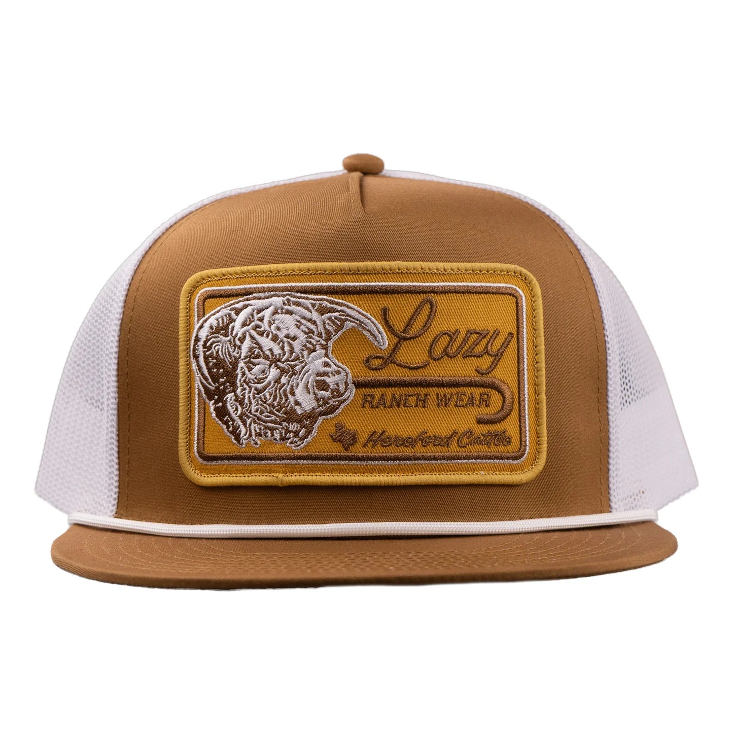 LAZY J CAPS BROWN-WHITE-BRNWHT4