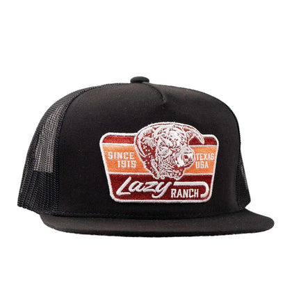 LAZY J CAPS YOUTH BLACK-TEXAS RUST