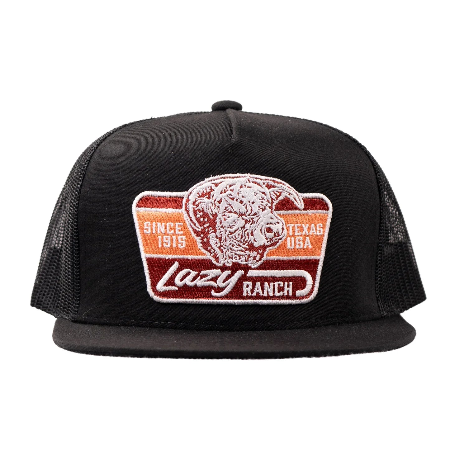 LAZY J CAPS YOUTH BLACK-TEXAS RUST