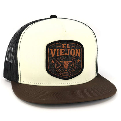 EL VIEJON BLACK- CREAM-BROWN LONGHORN