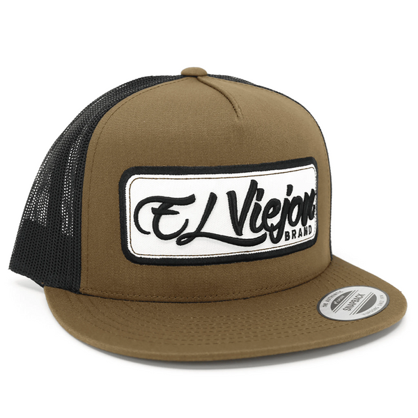 EL VIEJON CAP EL COYOTE BLACK FLAT