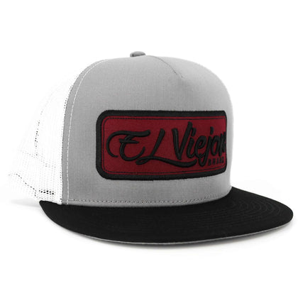 EL VIEJON WHITE/BLACK/GREY FLAT CAP