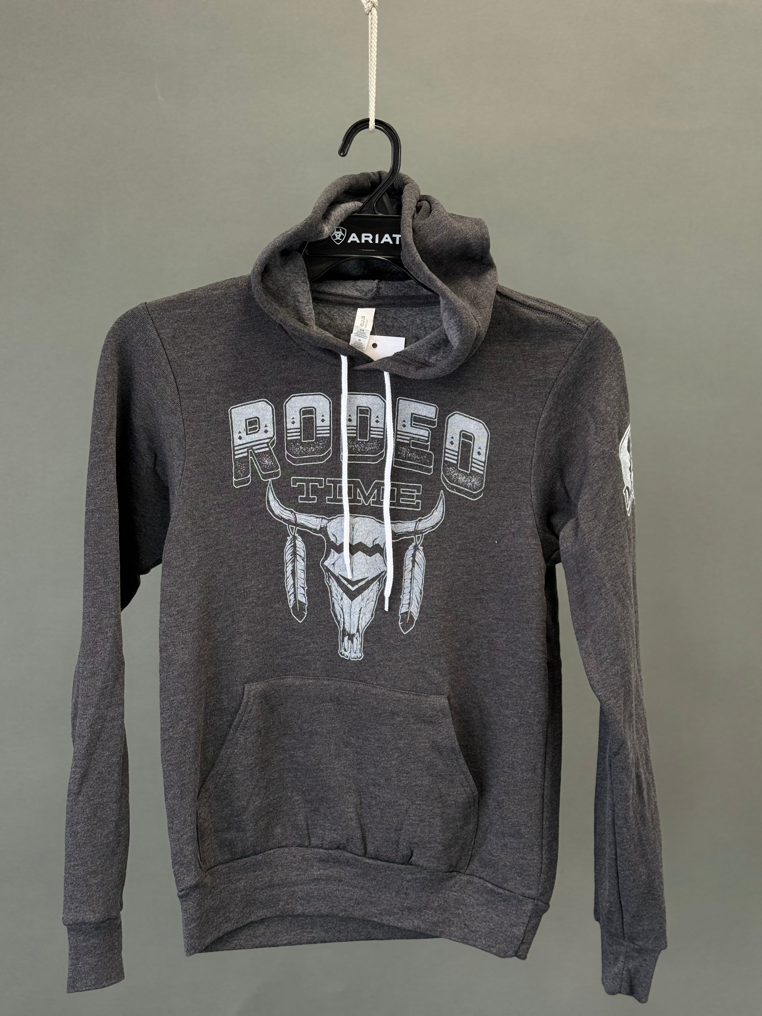 DALEBRISLY SWEATERSHIRT PRINTED RODEO TIME GREY