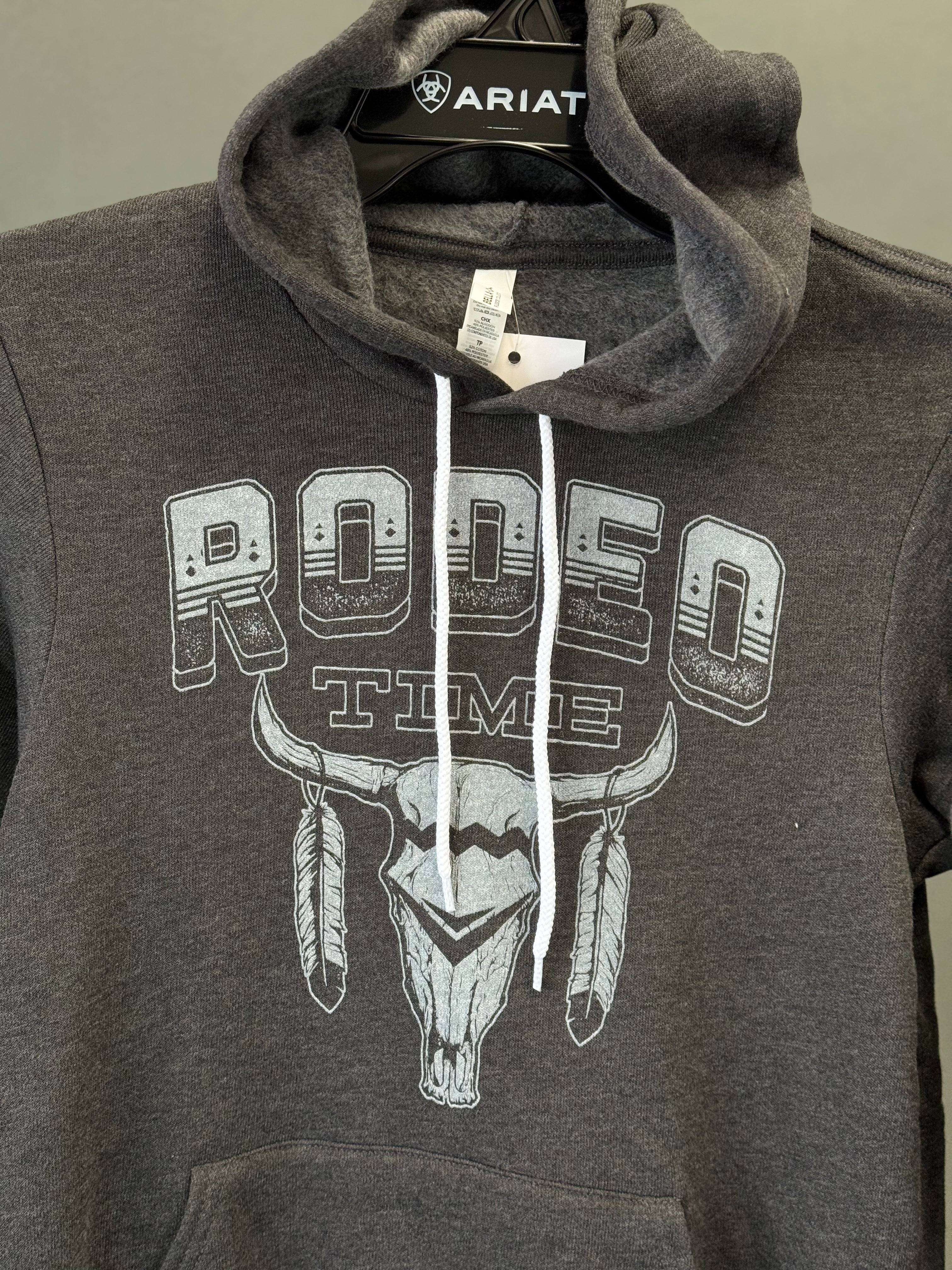 DALEBRISLY SWEATERSHIRT PRINTED RODEO TIME GREY