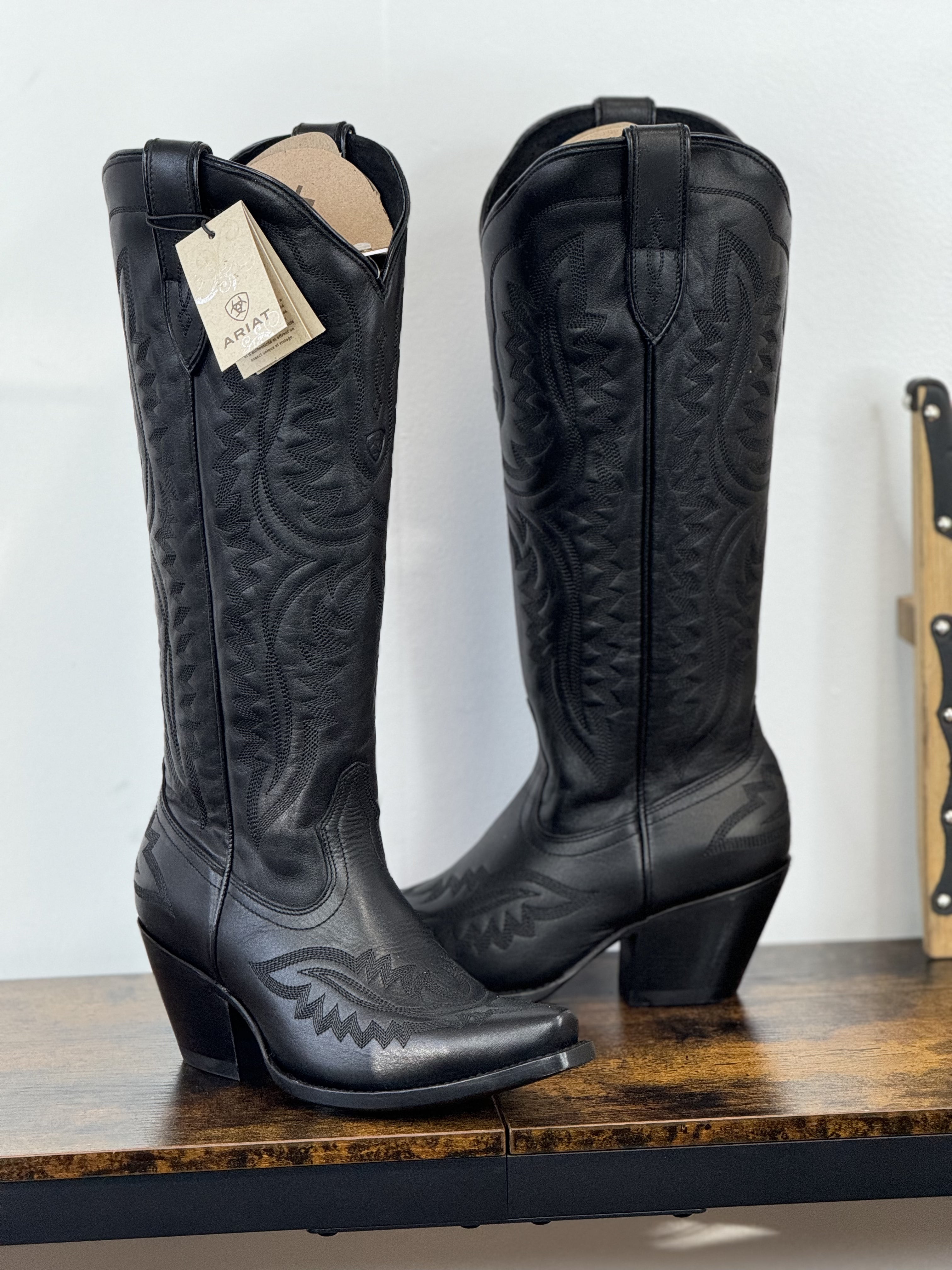 BOTAS LOS ALTOS PARA MUJER AVESTRUZ MOCHA ESTILO RODELO