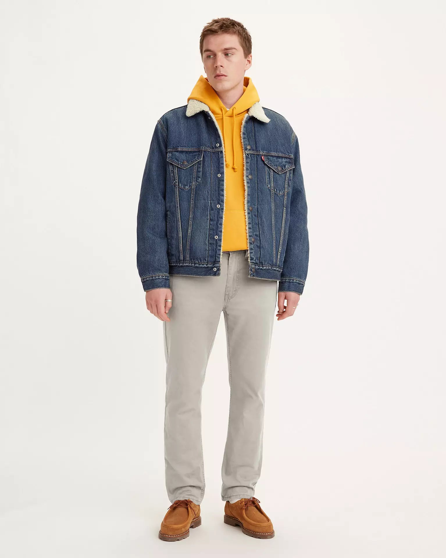 Levi’s men’s 514 Straight Stretch Jean- Offwhite 005141783