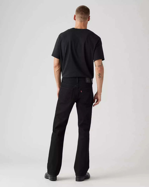Pantalones de mezclilla Levi's 527 elásticos de corte pitillo para hombre - Negro 055270539