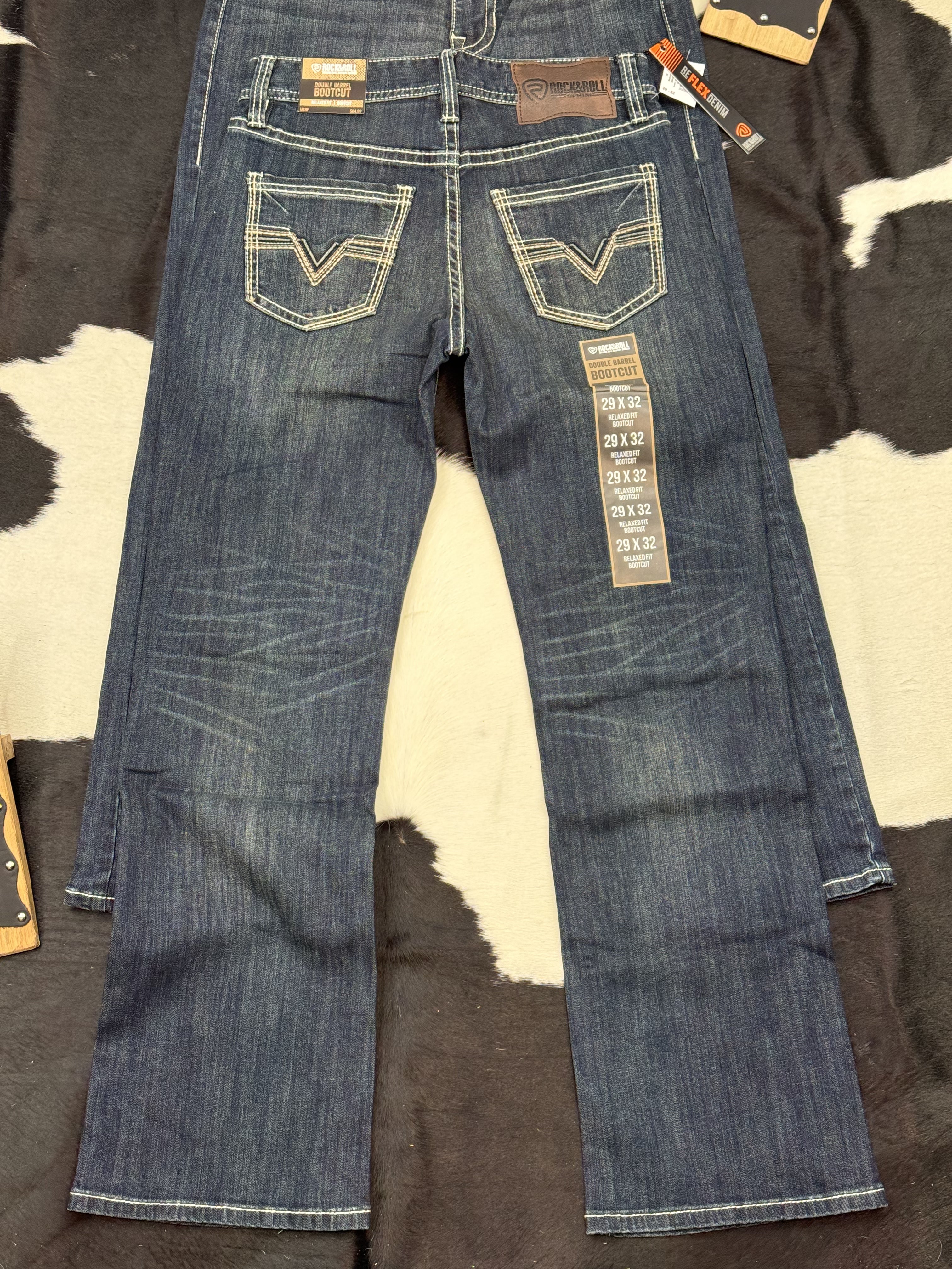 ROCK&ROLL DOUBLE BARREL BOOT CUT MEDIUM VINTAGE JEANS