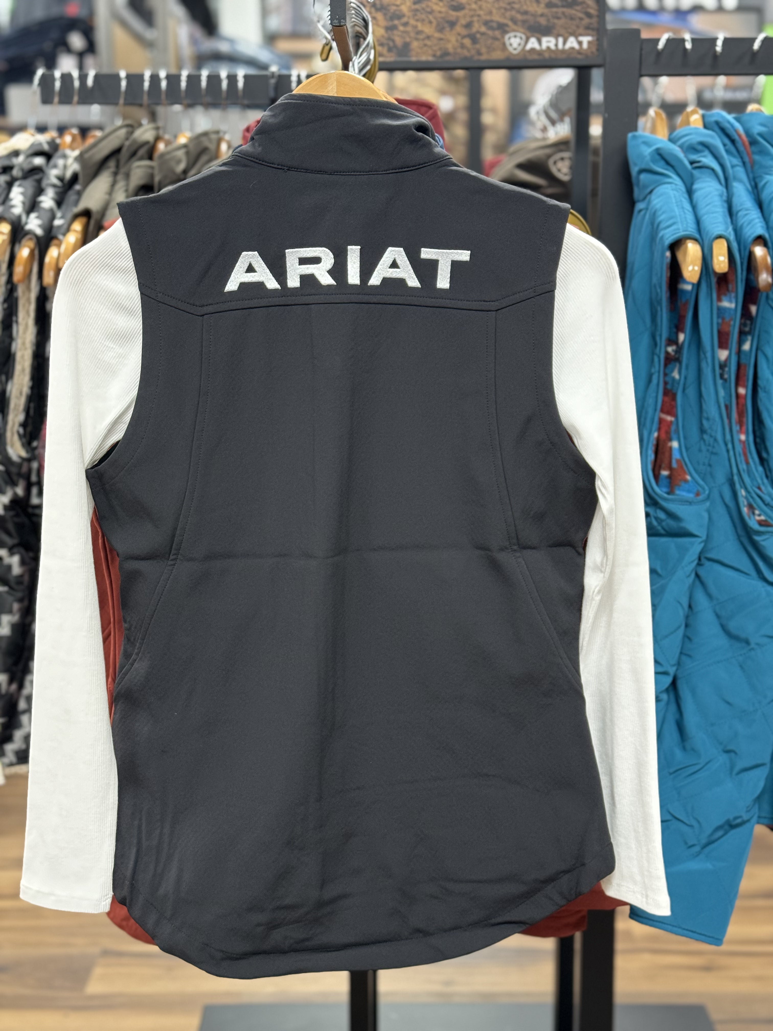 ARIAT Vest Team Softshell Black Womens