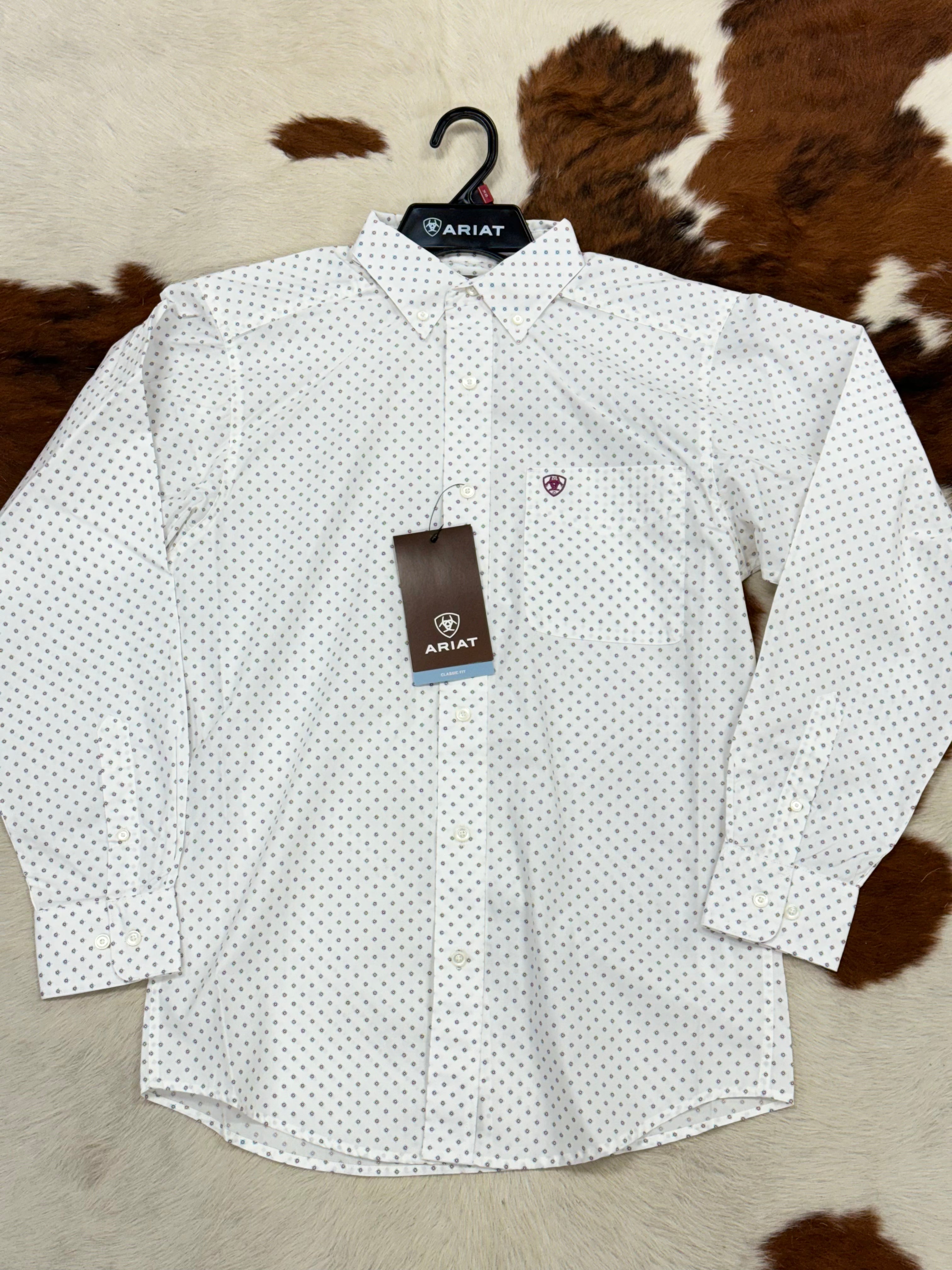 Ariat Shirt Classic White Saul