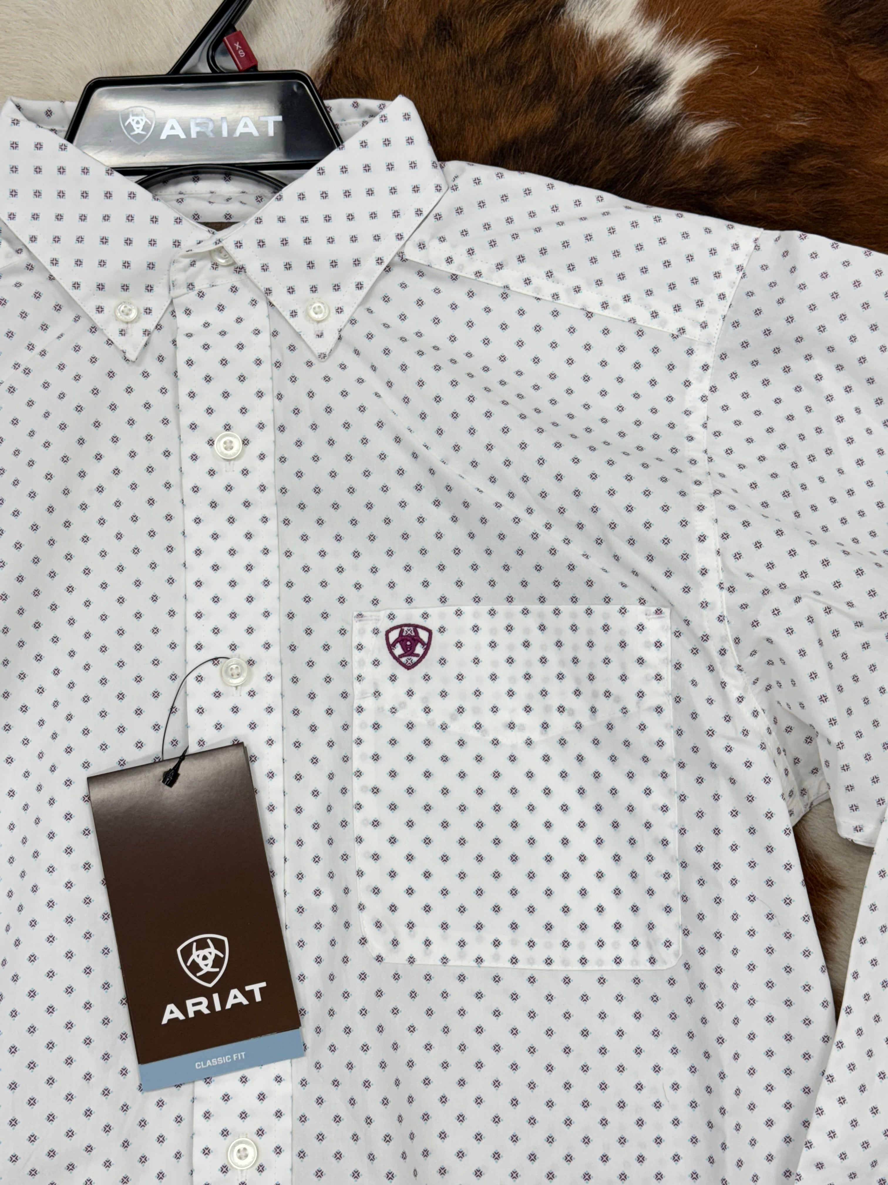 Ariat Shirt Classic White Saul