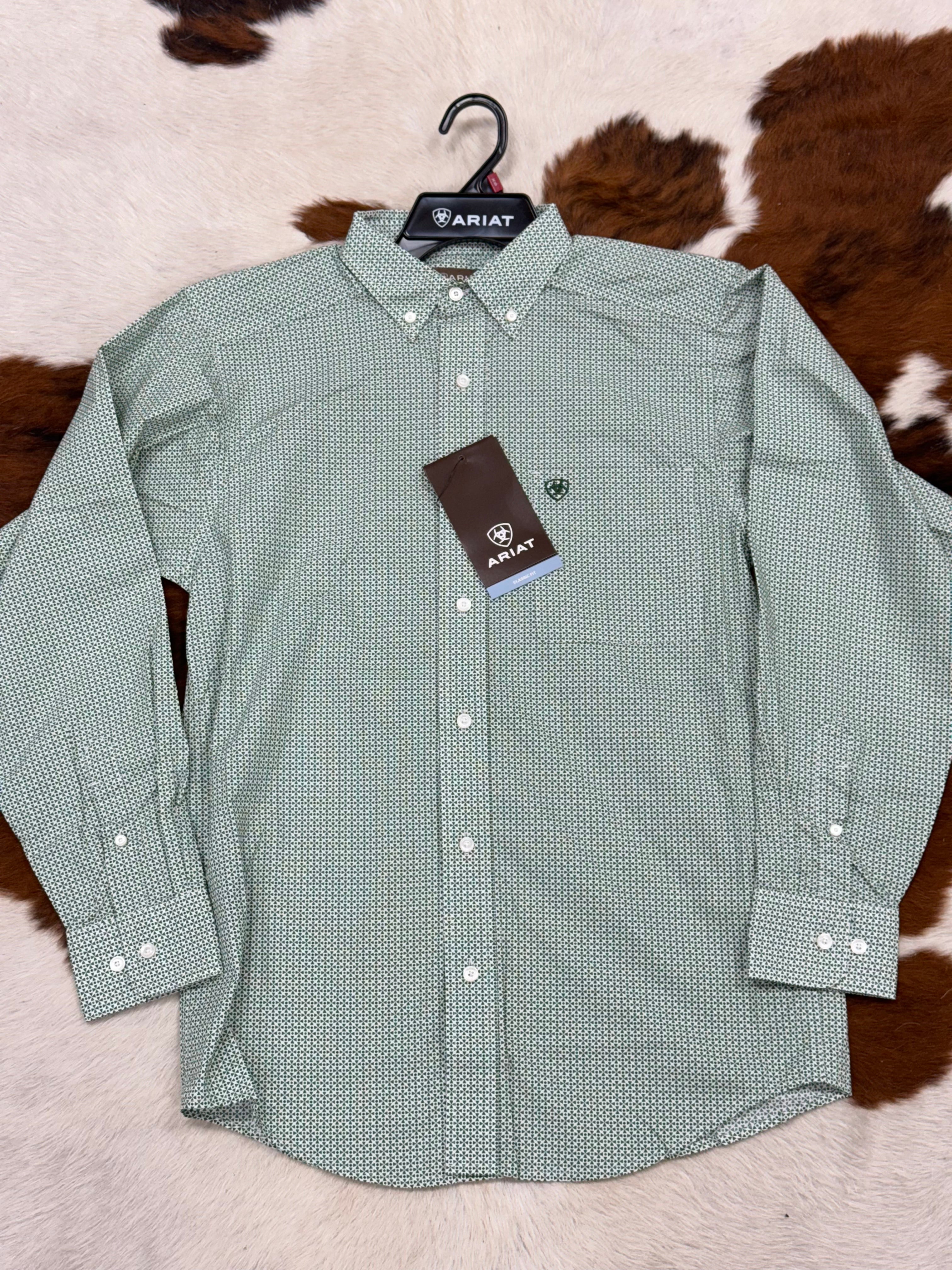 Ariat Shirt Classic EDSON JADE WHITE