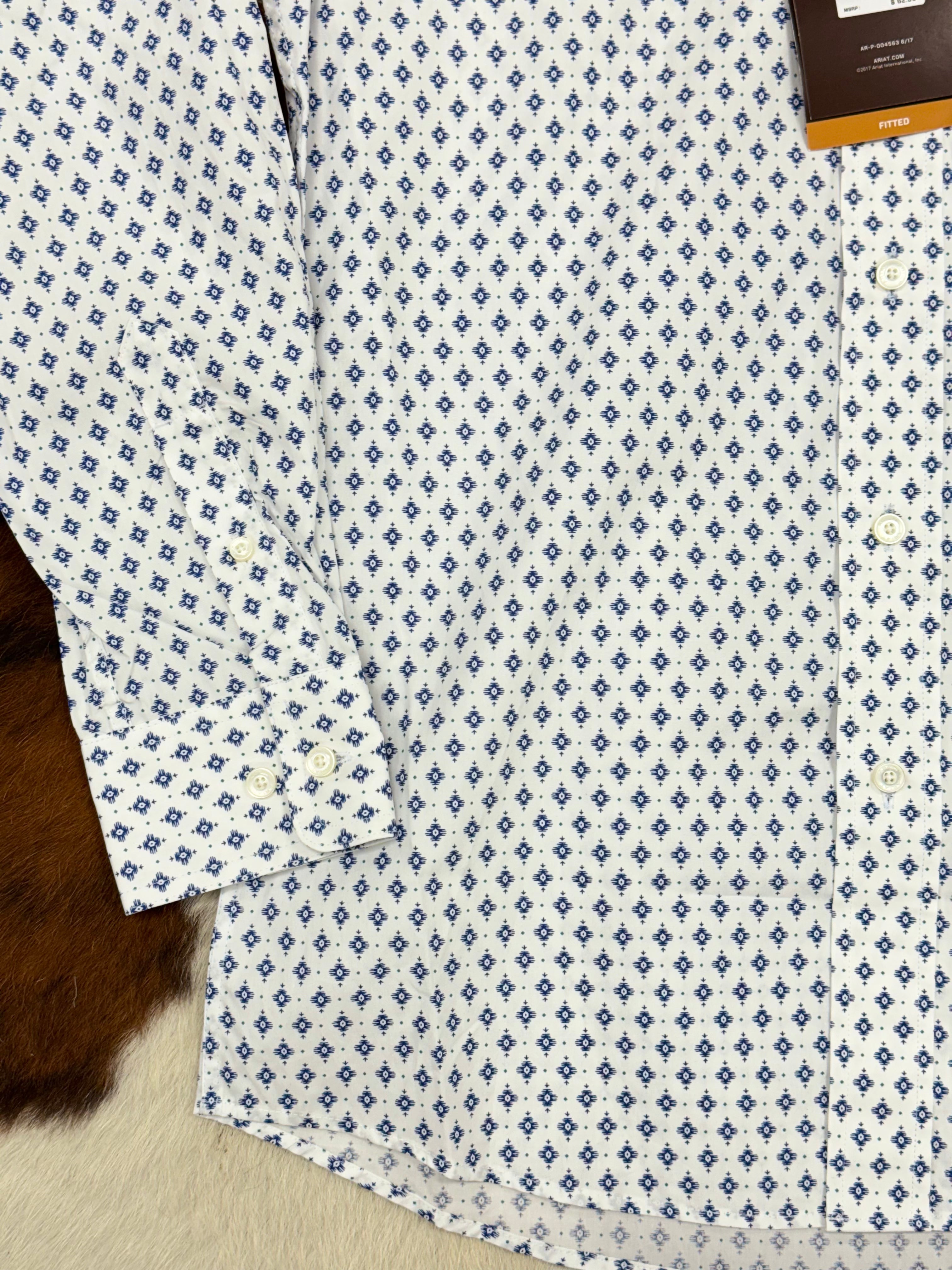 Ariat Shirt Fitted Booned White