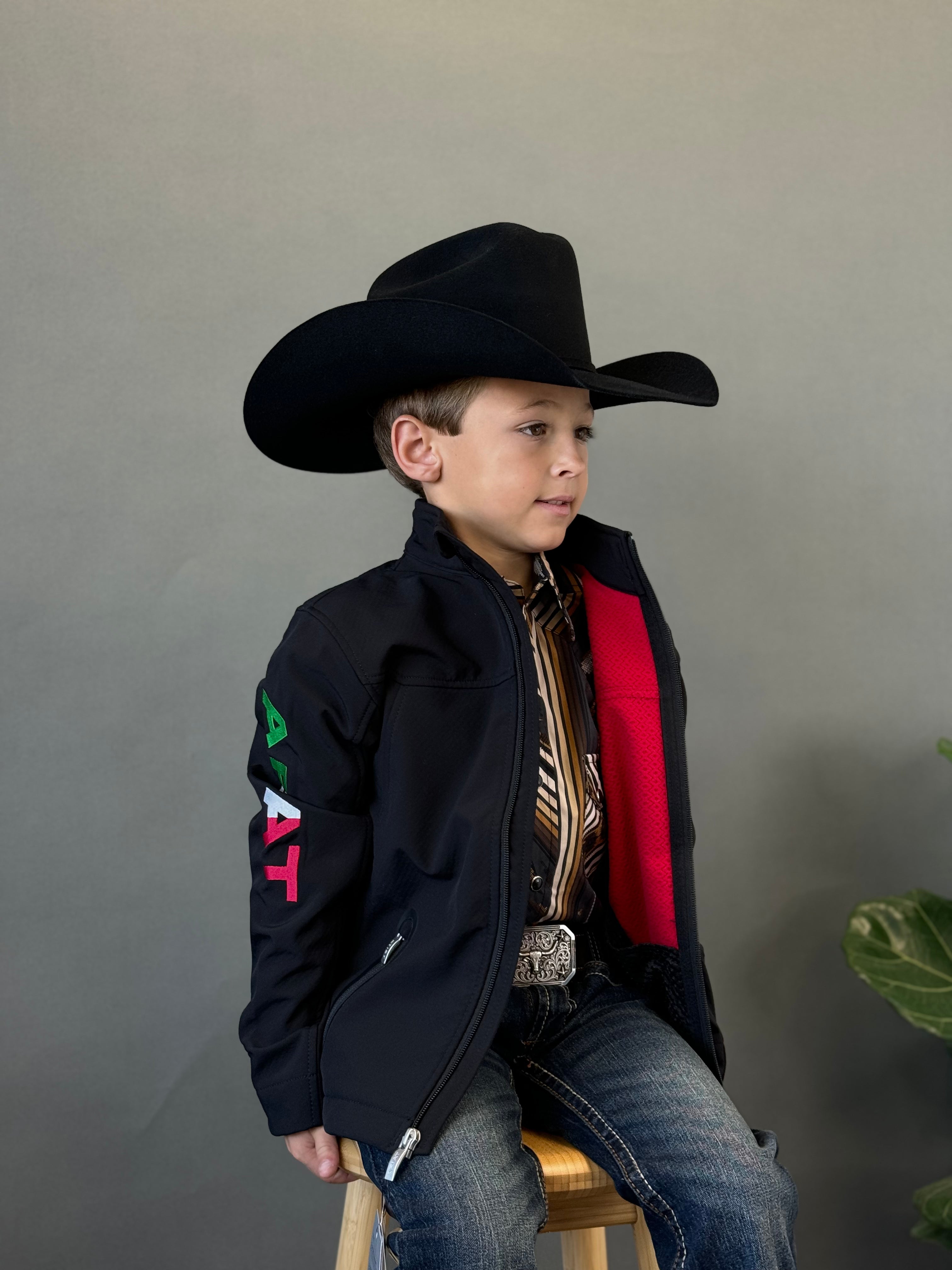 CHAQUETAS NIÑOS ARIAT NEGROS MEXICO