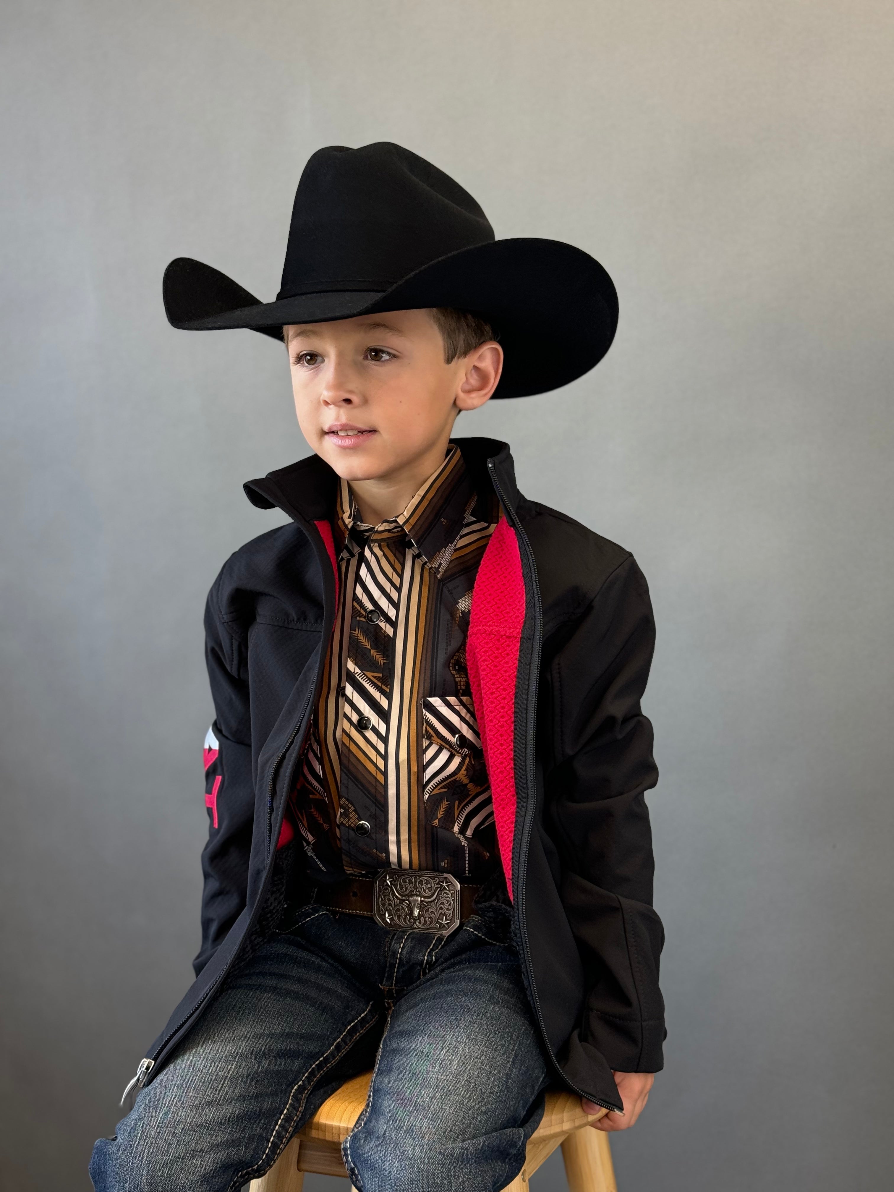 CHAQUETAS NIÑOS ARIAT NEGROS MEXICO