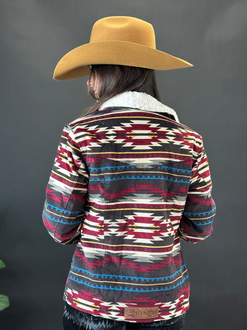 Cinch - Botones Sherpa multicolor para mujer