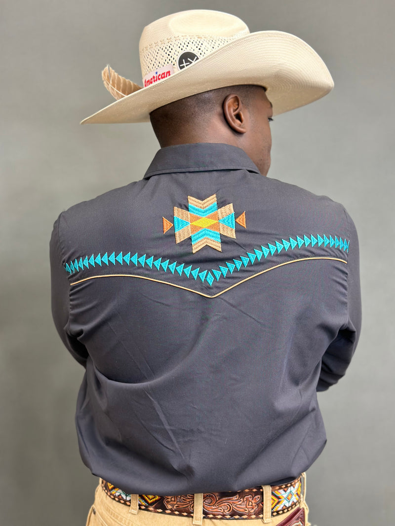 Rangers Legend Original Black Charro Embroidered
