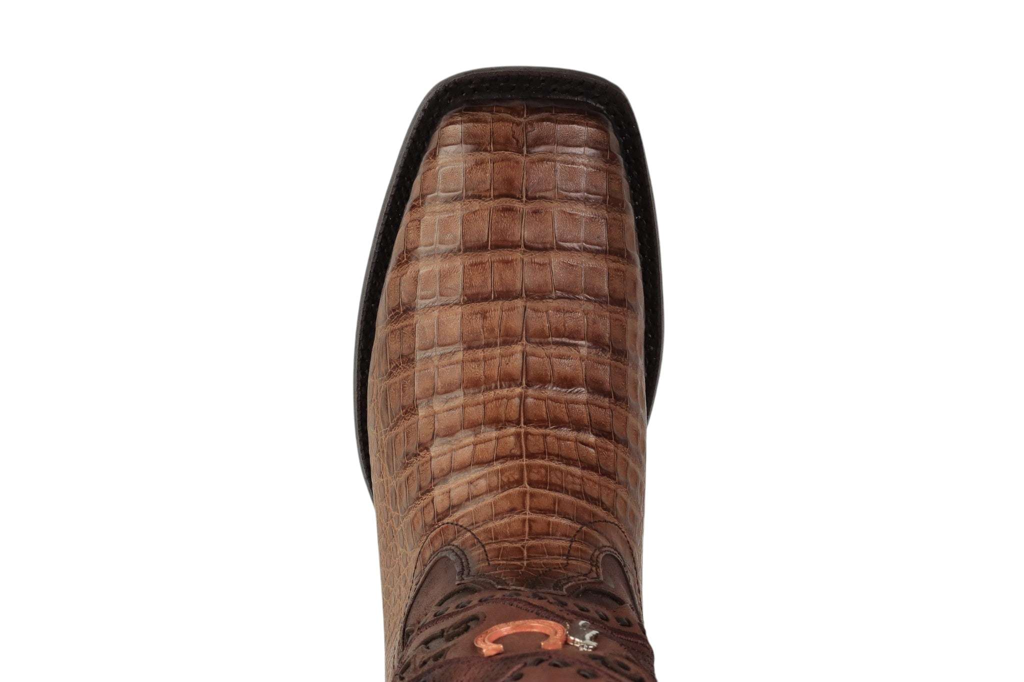 LA HERRADURA MENS PREMIUM BOOT EXOTIC CAIMAN ICE COFFEE SQ TOE Laherradurawwnc.com