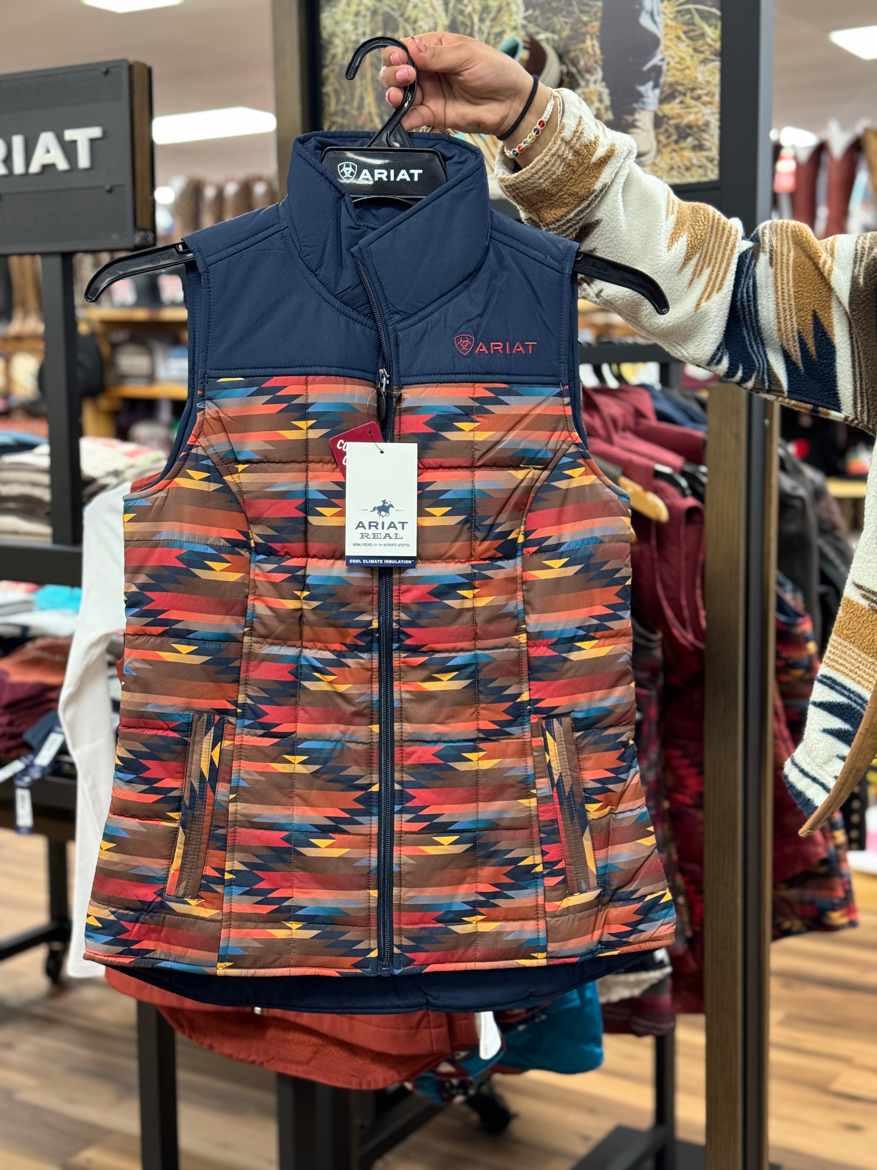 Ariat Vest. Crius Ins Mirage Print