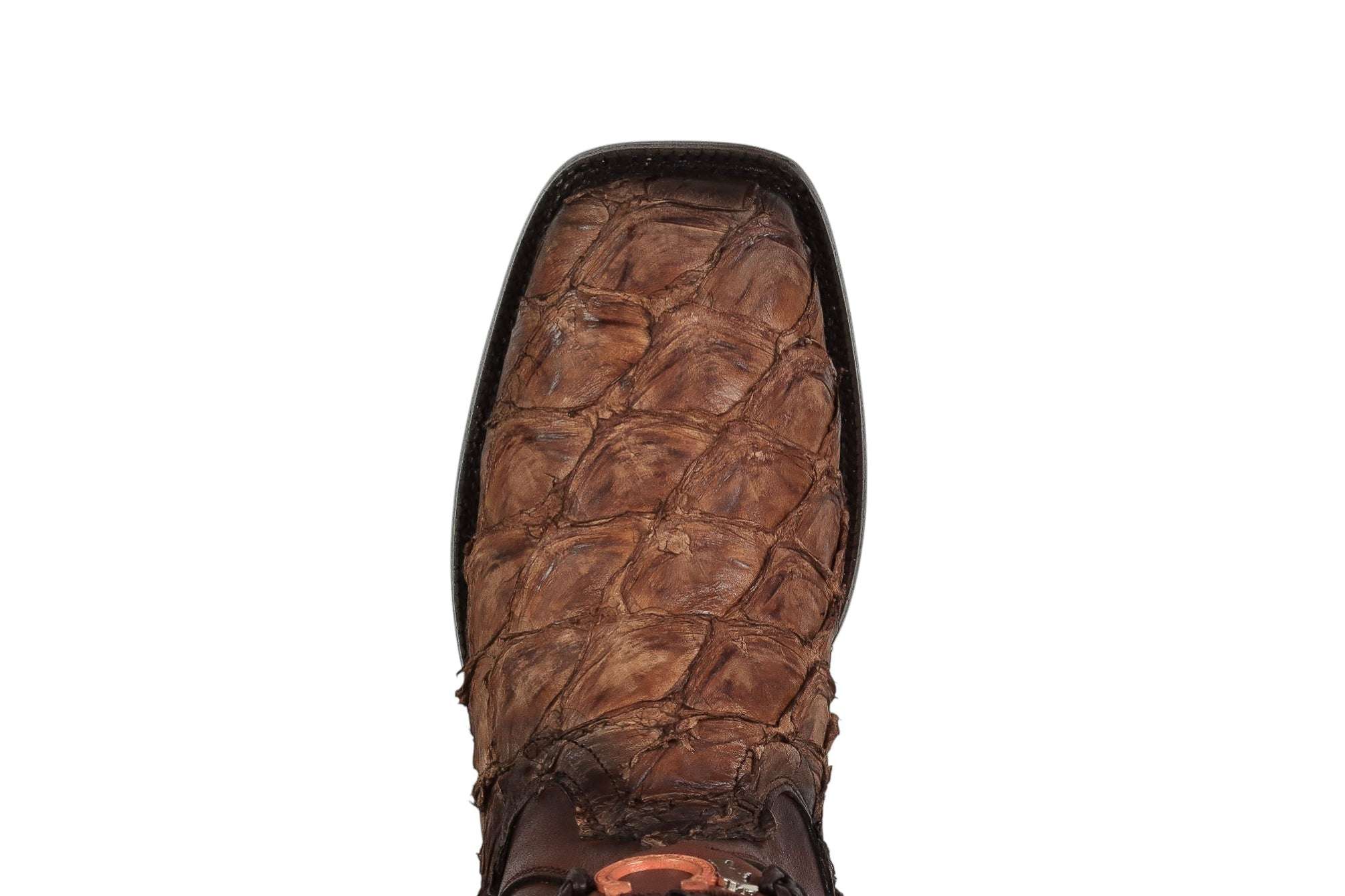 LA HERRADURA MENS PREMIUM BOOT EXOTIC FISH ICE COFFEE SQ TOE Laherradurawwnc.com