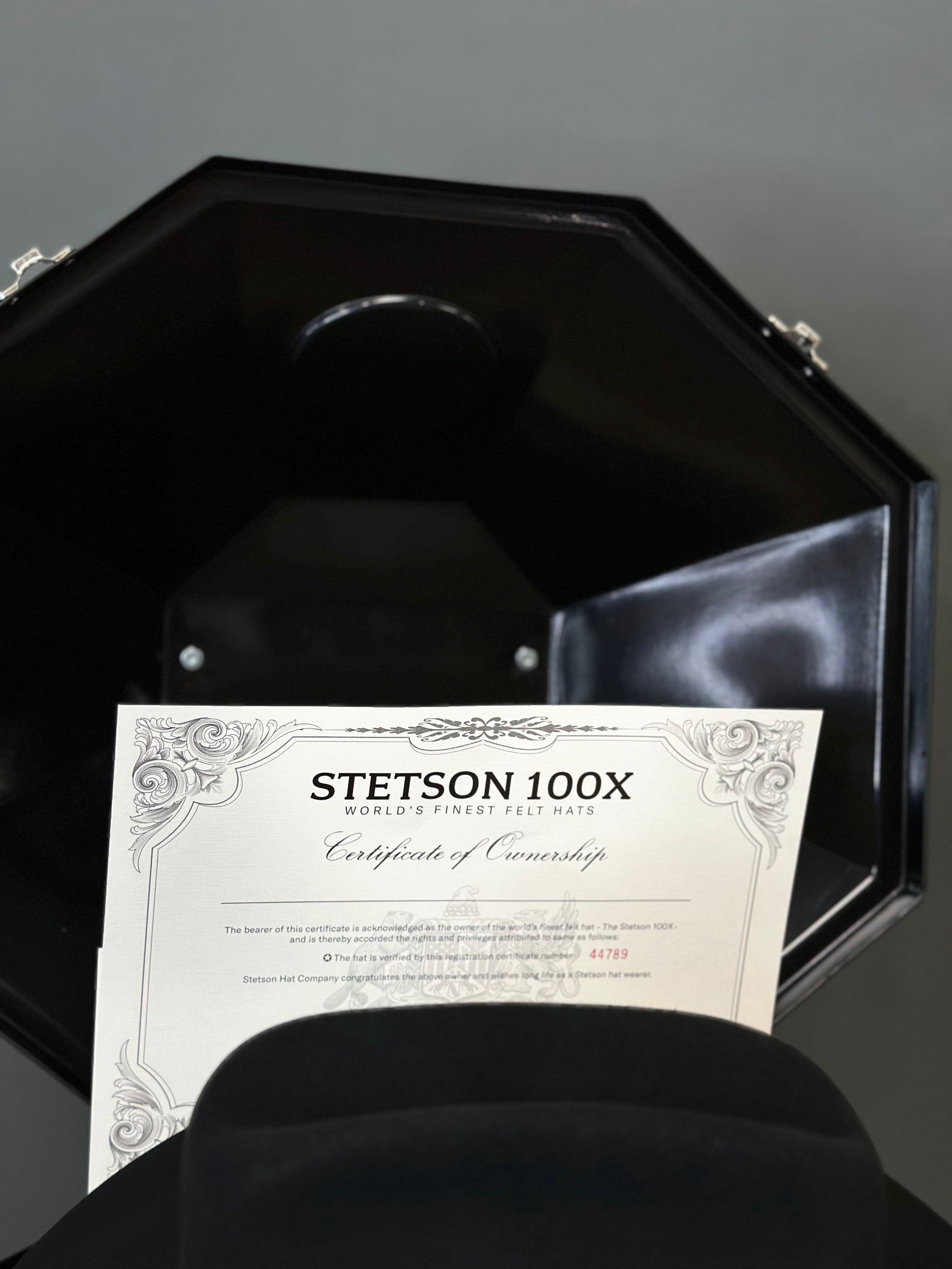 SOMBRERO COWBOY STETSON 100X EL PRESIDENTE VIENTRE PLATA