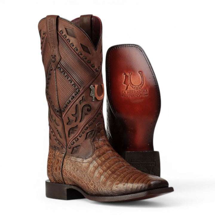 Caiman Leather Boots