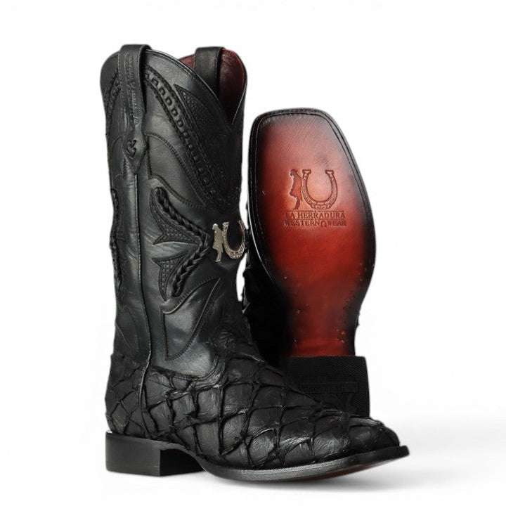 Fish Leather Boots