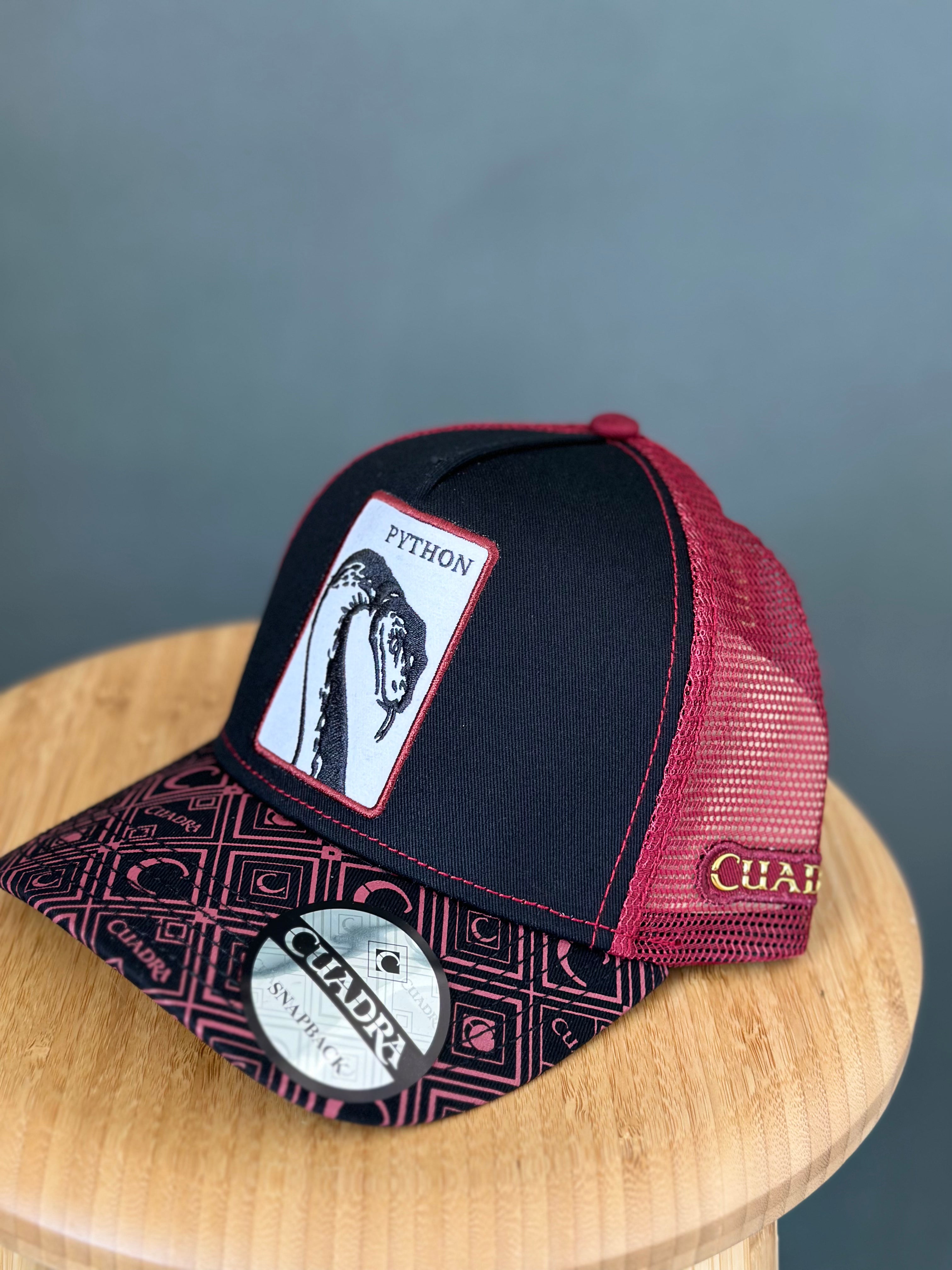 CUADRA PYTHON BLACK/RED CAP