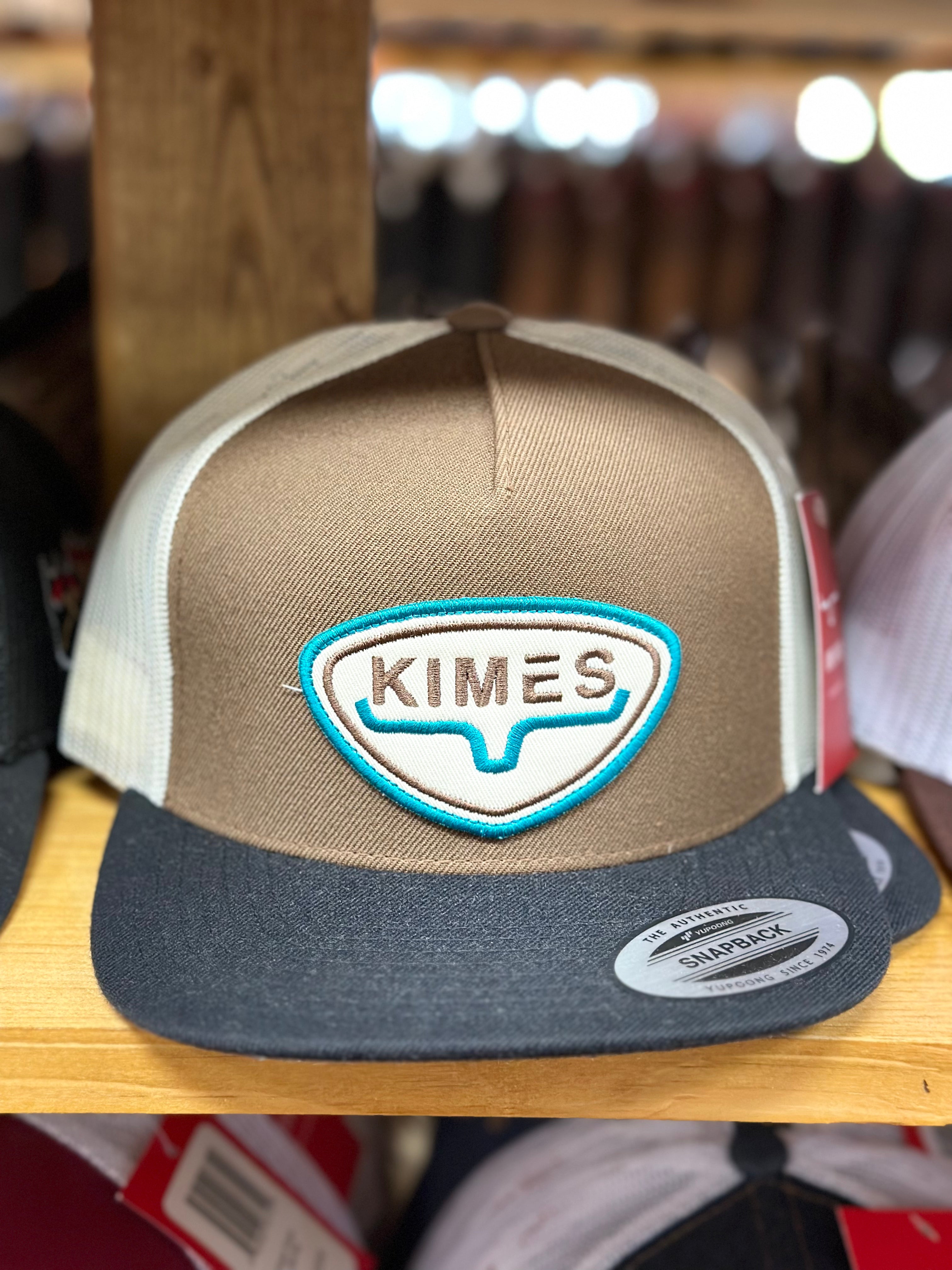 KIMES RANCH BROWN TURQUOISE CAP