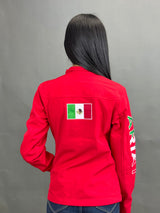ARIAT JACKET FOR WOMEN RED ROJO TEAM MEXICO