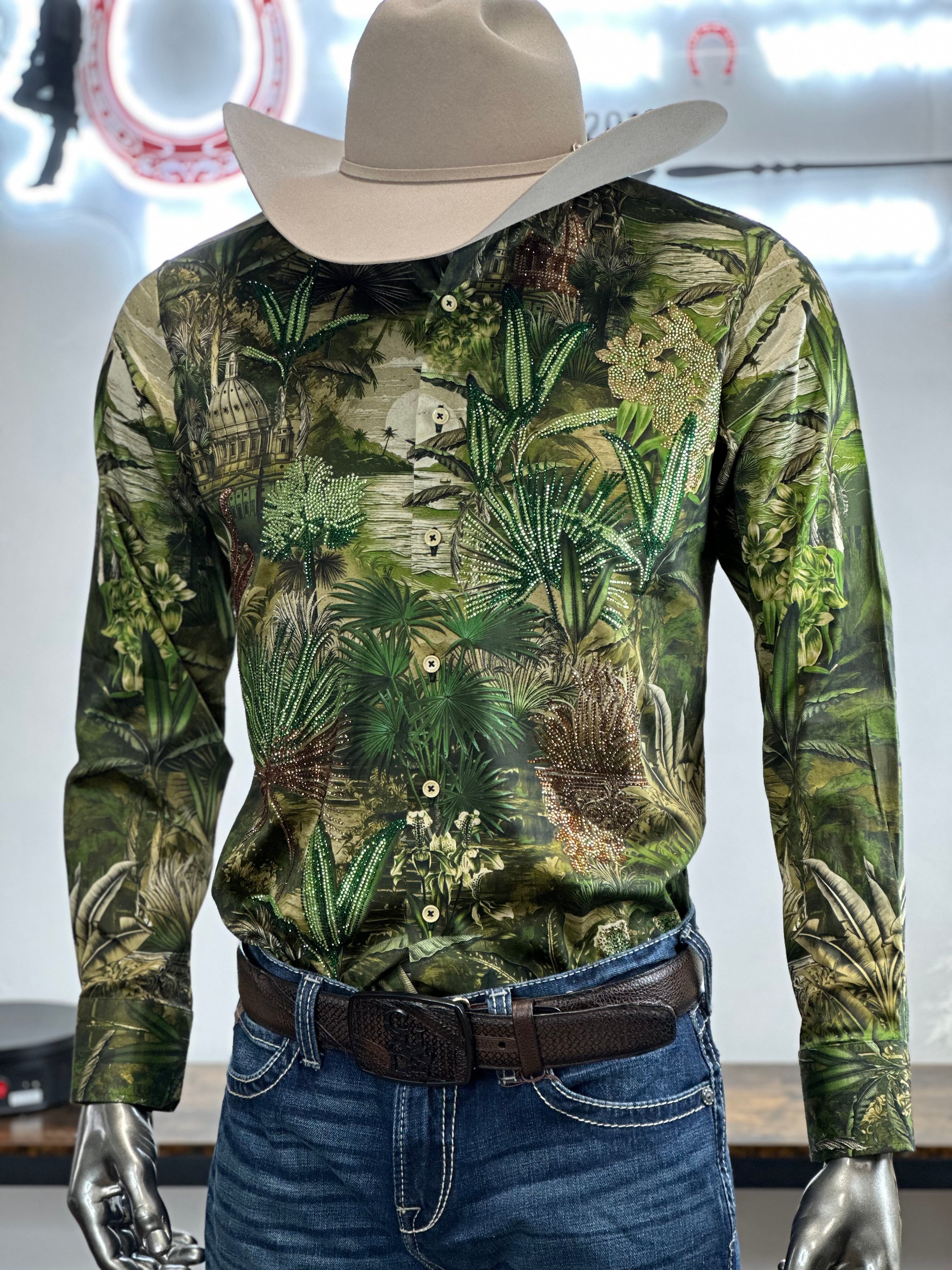 BARABAS PEDRERÍA OLI-OLIVE 425 LONG SLEEVE SHIRT