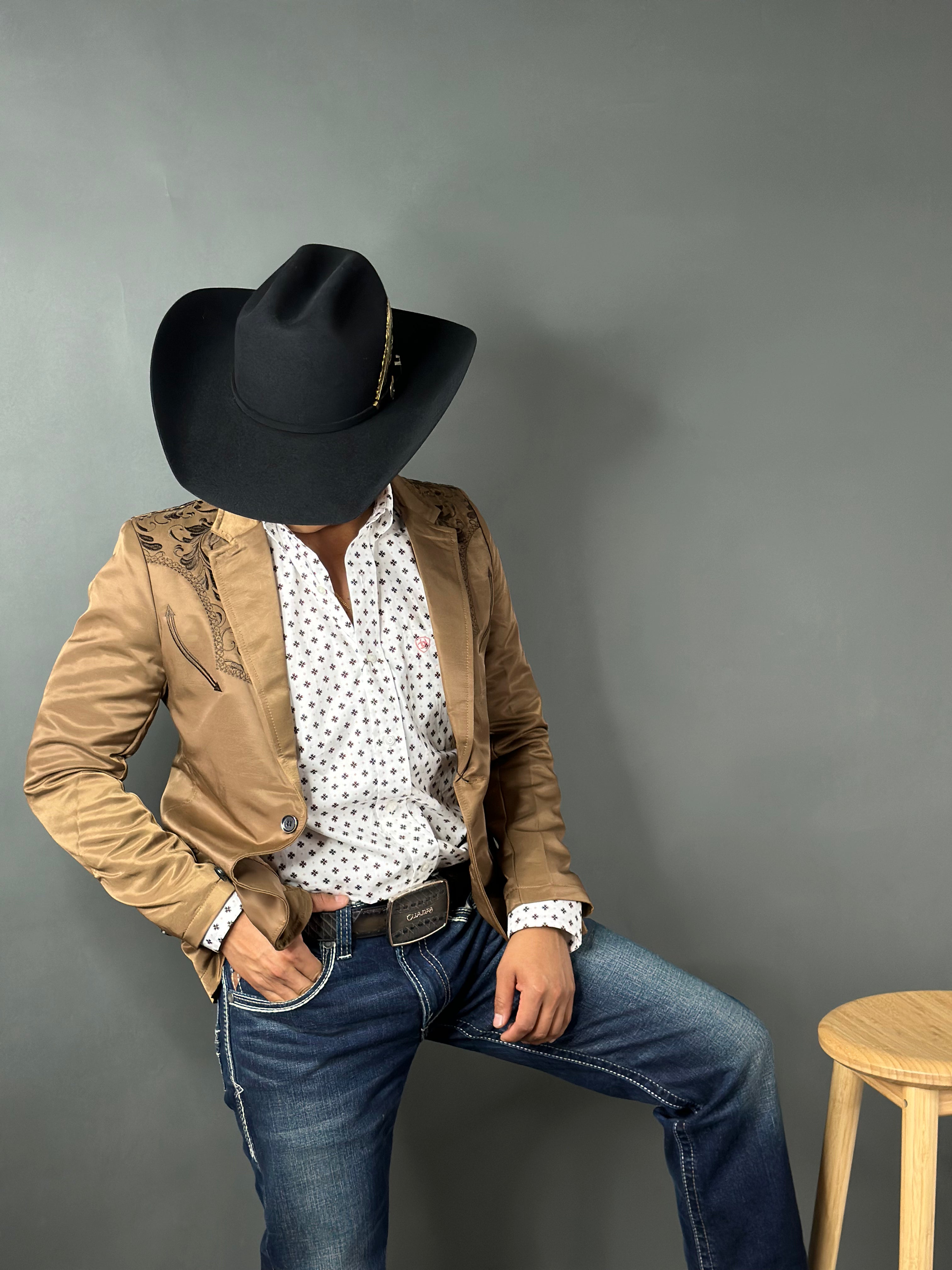 CHAQUETA HOMBRE ARIAT NEGRA MEXICO