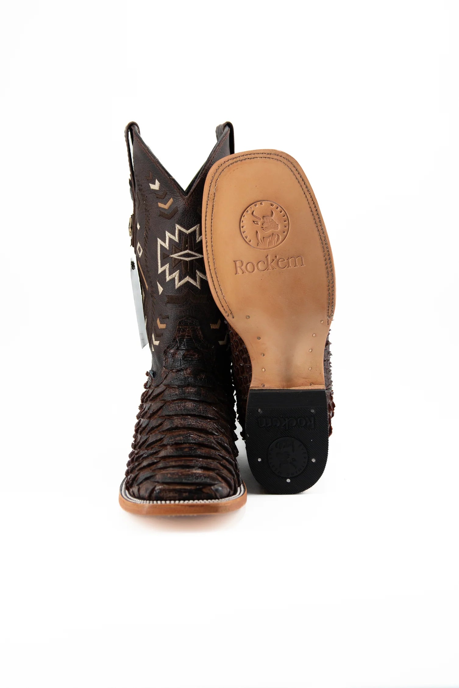 MENS PYTHON MEGA CLON CAFE BRILLOSO BOOT