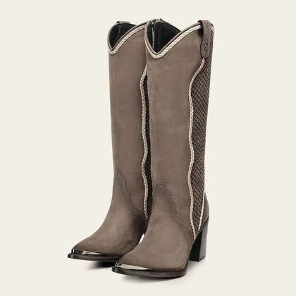 CUADRA DE MUJER RES BESSERO NOBUCK GRIS CC335
