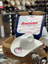 7X American Hat Company Felt Silver Sand