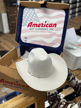 7X American Hat Company Felt Silver Belly