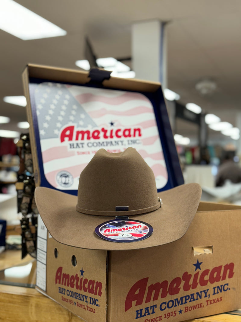 7X American Hat Company Felt Tuscan