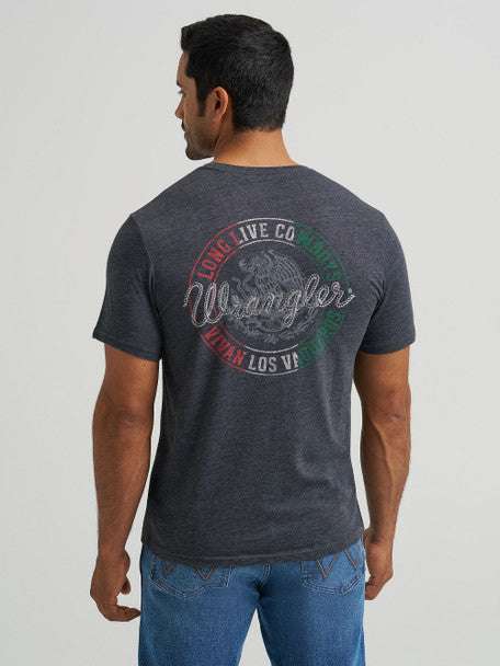 CAMISETA WRANGLER PARA HOMBRE GRIS LOGO MÉXICO 112372808