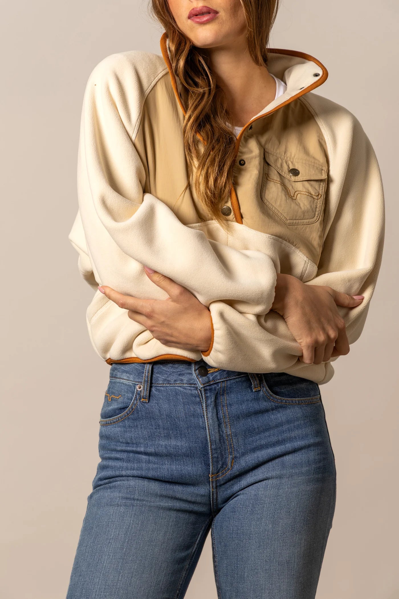 KIMES RANCH WOMENS JOSIE NATURAL JACKET BEIGE