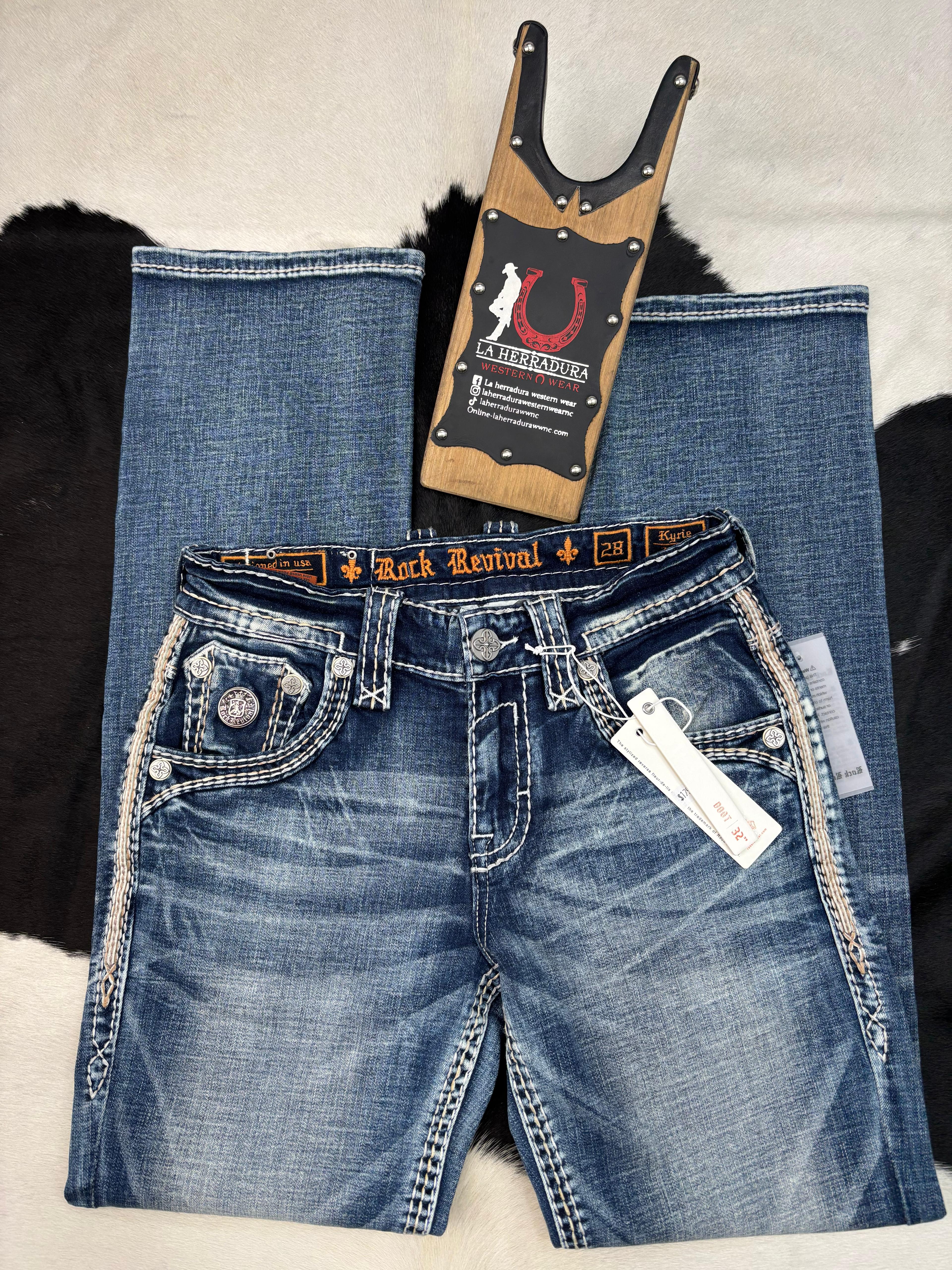 ROCK REVIVAL KYRIE BOOT CUT JEAN